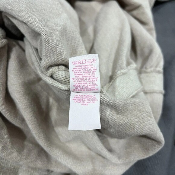 Victoria's Secret Cream Beige Ruched Crew Neck Sweater Dress Size Small 12-24 - Picture 8 of 12